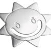 Sterling Silver Sun Bookmark from Carrs Silver
