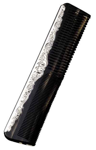 Sterling Silver Victoriana Comb from Carrs Silver