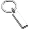 Carrs Sterling Silver Plain Half Ounce Ingot Keyring