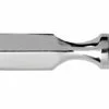 Carrs Sterling Silver Plain Pistol Handle Paperknife