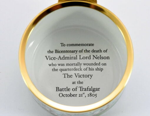Halcyon Days Vice Admiral Lord Nelson The Battle Of Trafalgar Enamel Box - Image 4
