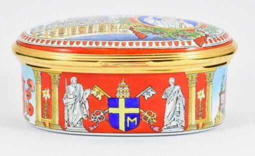 Halcyon Days Pope John Paul II Enamel Box - Image 2