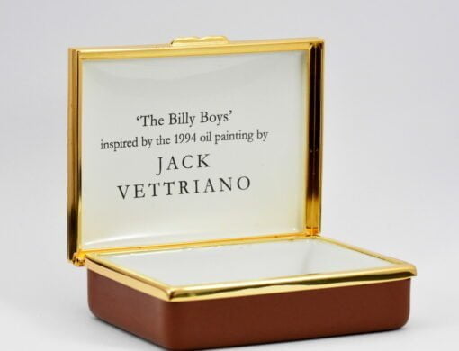 Halcyon Days Limited Edition The Billy Boys By Jack Vettriano Enamel Box - Image 4