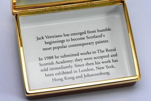 Halcyon Days Limited Edition The Billy Boys By Jack Vettriano Enamel Box - Image 3