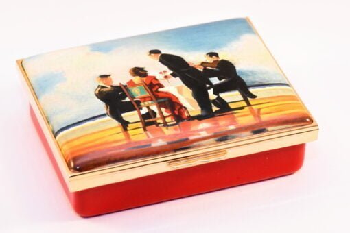 Halcyon Days Jack Vettriano Elegy For A Dead Admiral Enamel Box - Image 2