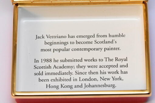Halcyon Days Jack Vettriano Elegy For A Dead Admiral Enamel Box - Image 4