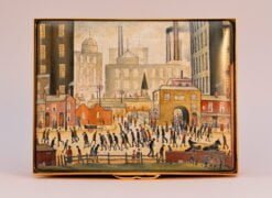 Halcyon Days Lowry Coming From The Mill Enamel Box