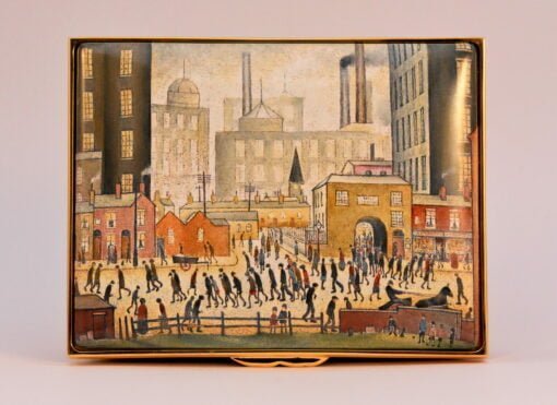 Halcyon Days Lowry Coming From The Mill Enamel Box