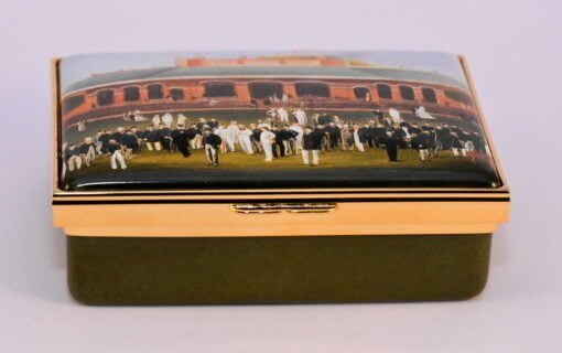 Halcyon Days Lords Marylbone Cricket Club Enamel Box - Image 2