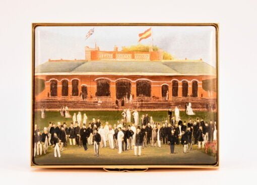 Halcyon Days Lords Marylbone Cricket Club Enamel Box