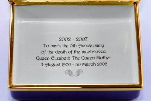 Halcyon Days Queen Elizabeth The Queen Mother Limited Edition Self Portrait Enamel Box - Image 4