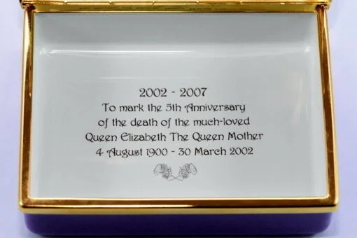 Halcyon Days Queen Elizabeth The Queen Mother Limited Edition Self Portrait Enamel Box - Image 4