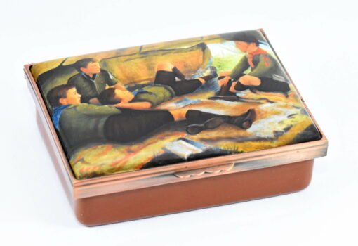 Halcyon Days A Century Of Scouting A Ripping Yarn Enamel Box - Image 5