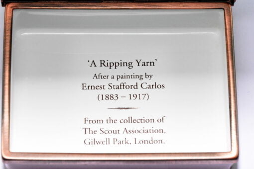 Halcyon Days A Century Of Scouting A Ripping Yarn Enamel Box - Image 2