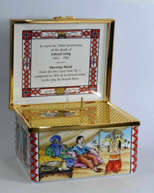 Halcyon Days Peer Gynt Musical Enamel Box - Image 3