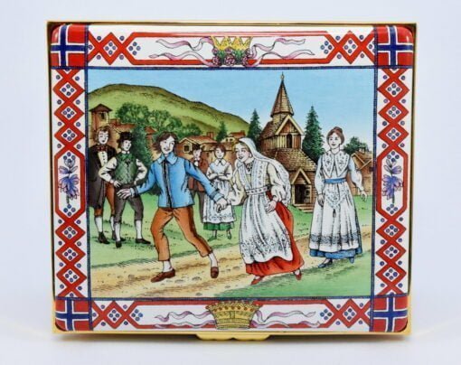 Halcyon Days Peer Gynt Musical Enamel Box