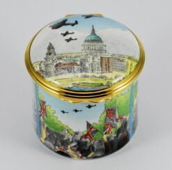 Halcyon Days Limited Edition VE Day Enamel Box