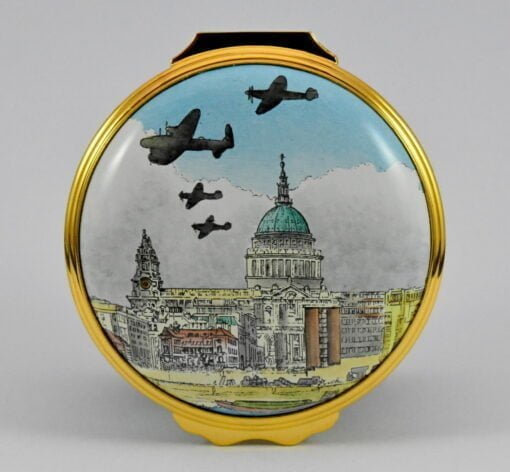Halcyon Days Limited Edition VE Day Enamel Box - Image 2