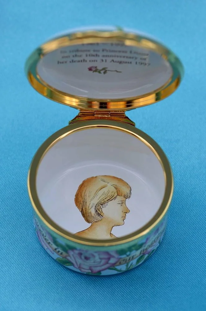 Halcyon Days Diana Princess Of Wales Forever In Our Hearts Enamel Box - Image 6