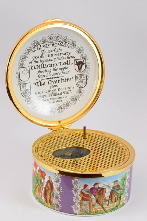 Halcyon Days William Tell Musical Enamel Box - Image 6