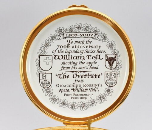 Halcyon Days William Tell Musical Enamel Box - Image 4