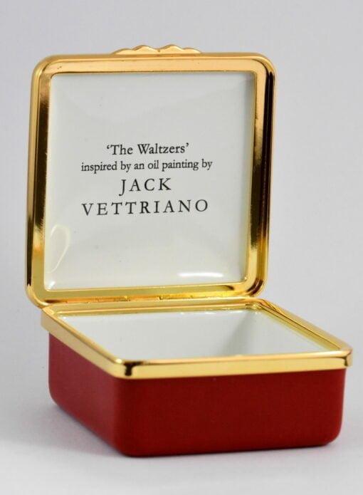Halcyon Days Jack Vettriano The Waltzers Enamel Box - Image 2