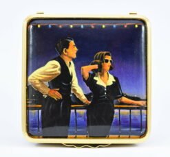 'midnight blue' halcyon days enamel box