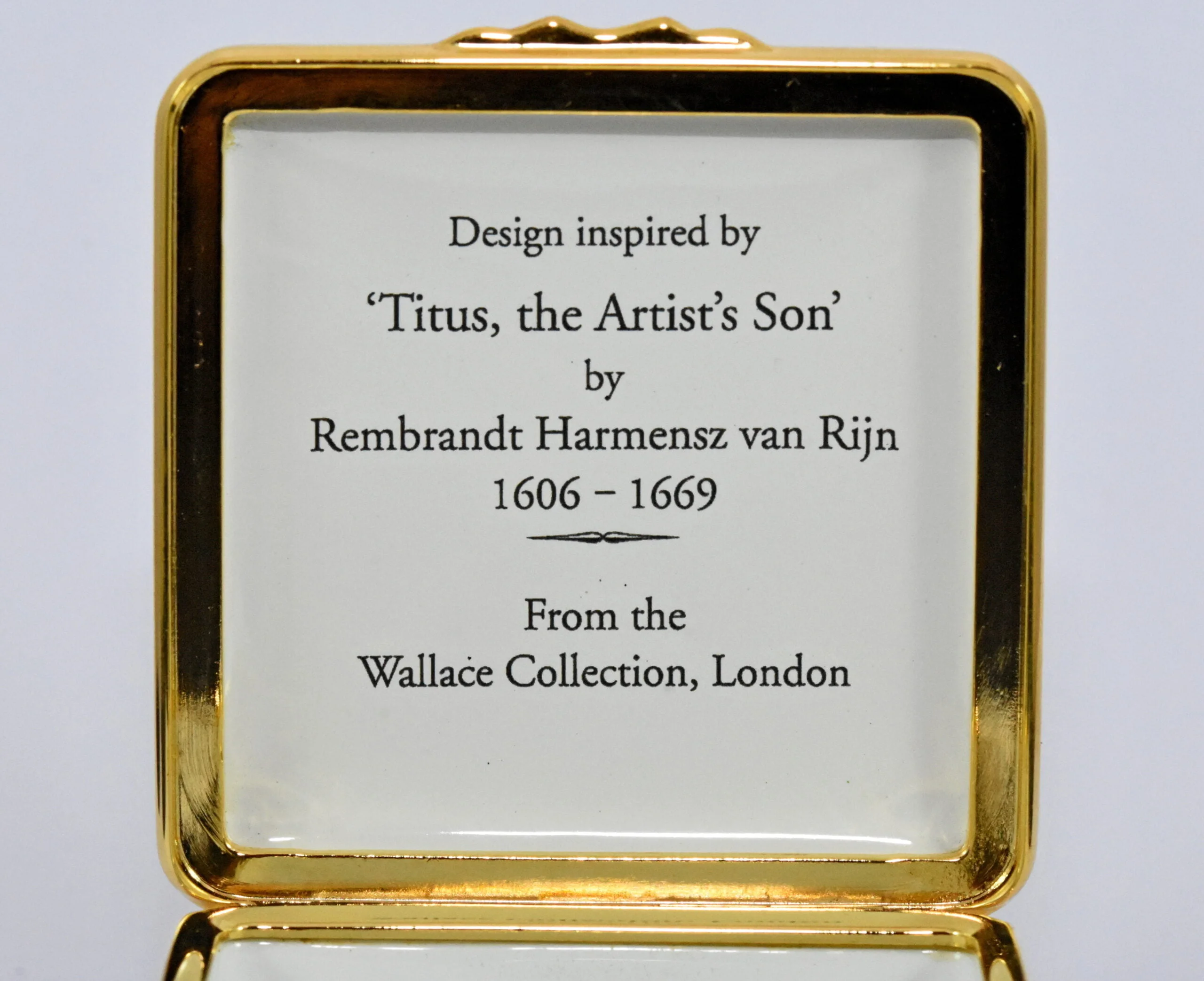 Halcyon Days Rembrandt Enamel Box - Image 2
