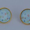 Halcyon Days I Love You Daddy Enamel Cufflinks