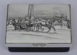 Halcyon Days Prince of Wales on the Embankment Enamel Box