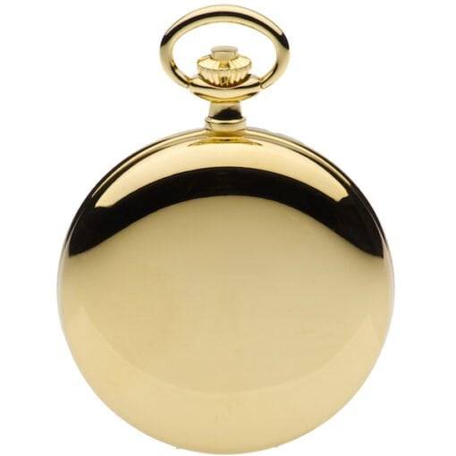 Gold Plated Mechanical Full Hunter Pocket Watch by Jean Pierre - Image 2