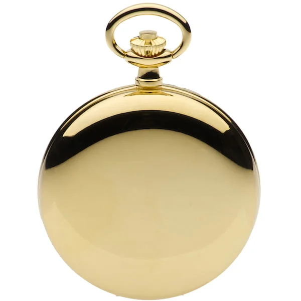 Gold Plated Mechanical Full Hunter Pocket Watch by Jean Pierre - Image 2