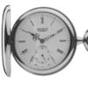 Chrome Plated Half Hunter Mechanical Pocket Watch by Jean Pierre