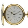 Gold Plated Half Hunter Mechanical Pocket Watch by Jean Pierre