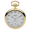 Gold Plated Open Face Mechanical Pocket Watch by Jean Pierre