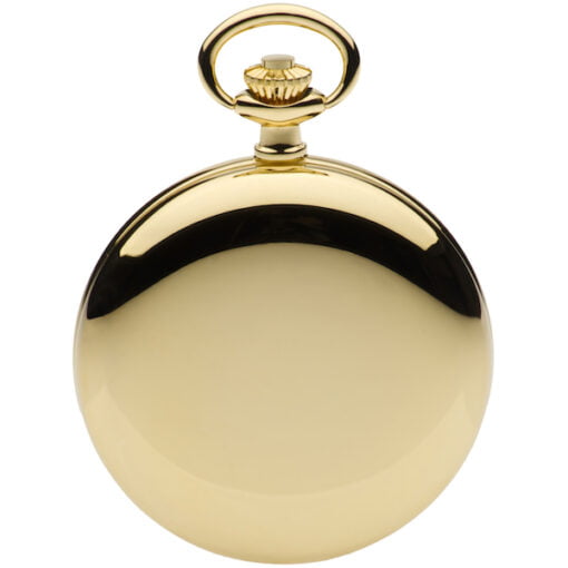 Gold Plated Quartz Calendar Full Hunter Pocket Watch by Jean Pierre - Image 2