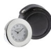 Jean Pierre Silver Plated Travel Alarm Clock