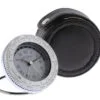 Jean Pierre Chrome World Time with Alarm Travel Clock