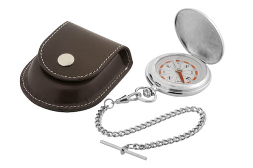 Jean Pierre Chrome Pocket Compass