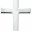 medium silver latin cross pendant