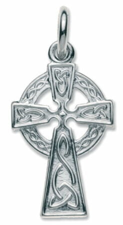 sterling silver celtic cross pendant