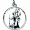 Sterling Silver Open St Christopher