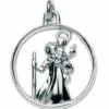 Sterling Silver Open St Christopher