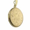 9ct Yellow Gold Medium Full Engraved Oval Locket