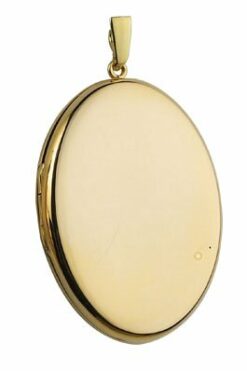Curteis 9ct Yellow Gold Plain Oval Locket