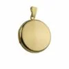 9ct Yellow Gold Plain Round Locket