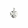 Sterling Silver Mini Simple Engraved Heart Locket
