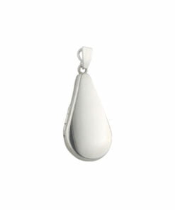 Sterling Silver Teardrop Plain Locket
