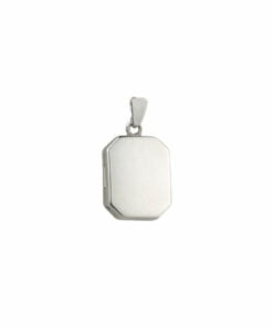 Sterling Silver Rectangular Plain Locket