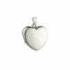 Sterling Silver Small Plain Heart Locket
